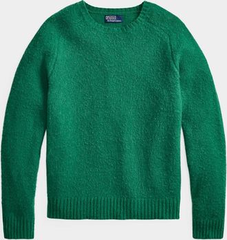 Polo Ralph Lauren Men & apos;s Suede-Patch Wool-Cashmere Sweater