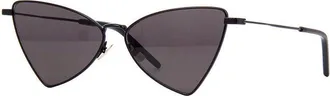Saint Laurent SL303JERRY002 Cat-Eye Metal Frame Sunglasses - Black