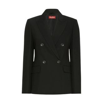 Max Mara Dames, Jassen, Zwart, Maat: XS