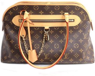 Louis Vuitton Brown Monogram Pouch Tote Bag (Pre-Owned)