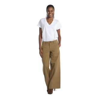 Levi's Wide Trousers, female, Beige, Size: W24 XL Chino Baggy Pockets Pences