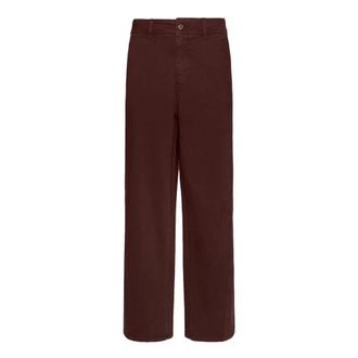 Elena Miro Boy Fit-broek - Dames - Broeken - Bruin - Maat: XS Katoen