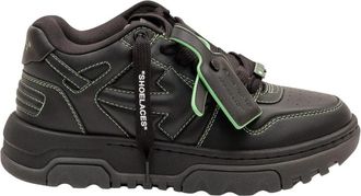 Off-white M-Out Of Office Sneakers - Heren - Sneakers - Zwart - 45 EU - Leer - Schoenen