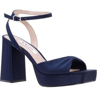 Nina Stacie Sandal in New Navy at Nordstrom, Size 6.5