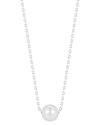 Glaze Jewelry Silver 7Mm Pearl Necklace