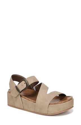 Blowfish Isabel Platform Sandal in Sand Faux Nubuck at Nordstrom Rack, Size 8.5