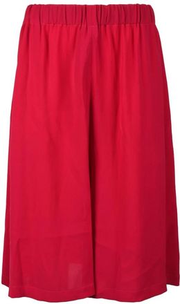 Semicouture bermuda - Dames - Korte Broeken - Roze - M - Polyester - Korte Broeken