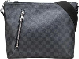 Louis Vuitton Pre-owned Cross Body Bags, female, Black, Size: ONE SIZE Pre-owned Canvas Cross Body Bag