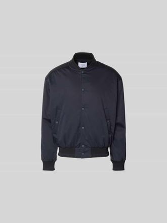 Maison Kitsun&eacute; Blouson mit Stehkragen in Dunkelblau, Gr&ouml;&szlig;e XL