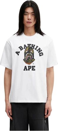 A Bathing Ape A Bathing Ape, Uomo, Top, Bianco, L, new