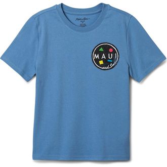 Maui and Sons Stoked Graphic T-Shirt in Peri at Nordstrom, Size X-Large
