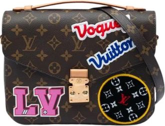 Louis Vuitton Pre-owned Pochette Metis - Dames - Vintage Schoudertas - Bruin - ONE Size - Leer - Vintage