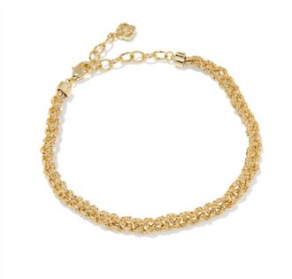 Kendra Scott Womens Gabriella Braided Chain Bracelet In Gold
