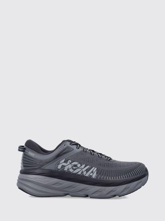 Hoka One One Sneakers Bondi 7 in tessuto tecnico con punta tonda e suola in gomma
