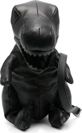 Miharayasuhiro Borsa a tracolla a forma di T-rex - Nero