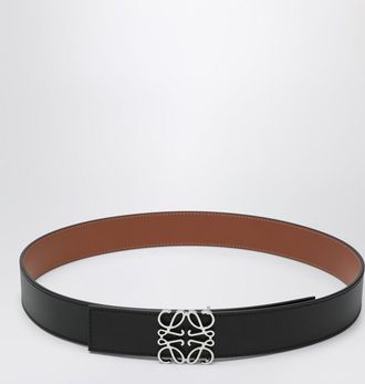 Loewe Reversible Anagram belt in brown/black