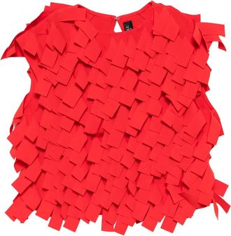 A.W.A.K.E. Top con dettaglio rettangolare - Rosso