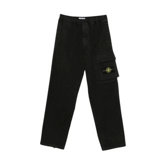Stone Island Hombre, Pantalones, Negro, Talla: W34