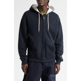J.W.Anderson x Guinness French Terry Logo Hoodie in Washed Black at Nordstrom, Size Medium