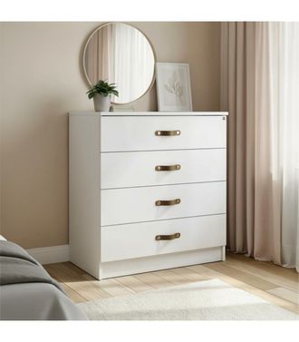 Muemue C&oacute;moda 4 Cajones Blanco 87.7x85.2x44.8cm