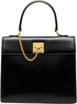Celine Pre-owned Toggle Flap Handbag - Dames - Pre-owned - Zwart - Maat: ONE Size Zijde
