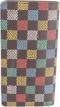 Louis Vuitton Pre-owned Wallets, male, Multicolor, Size: ONE SIZE Pre-owned Vintage Long Wallet (bi-fold)