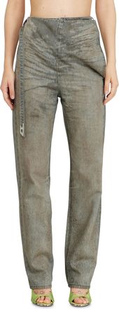 Diesel Slim Jeans High Waist D-THALIRA - Jeans - Woman - Grey