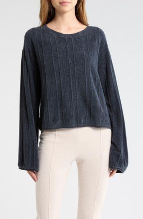 Barefoot Dreams CozyChic Ultra Lite Sweater in Indigo at Nordstrom, Size X-Large