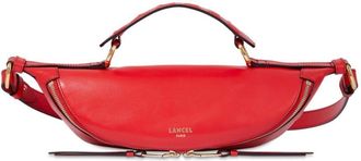 Lancel small Origami leather crossbody bag - women - CALFSKIN/Cotton - OS - Red