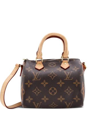 Louis Vuitton Speedy Bandouliere NM Bag Monogram Canvas Nano crossbody bag - Marrone
