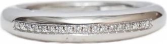 Gabriela Artigas Womens Single Line Pav&eacute; Rising Tusk Ring In Silver