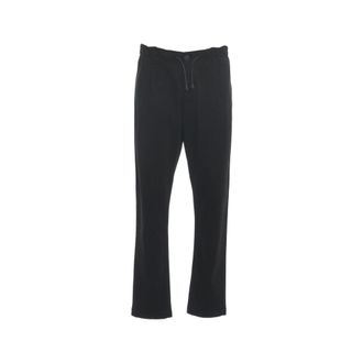 Transit Par-Such Straight Trousers, male, Black, Size: XL Relaxed Fit Drawstring Trousers Nero