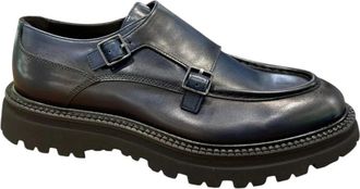 Corvari Stijlvolle zakelijke ballerinas - Heren - Nette schoenen - Blauw - 41 EU - Leer - Schoenen
