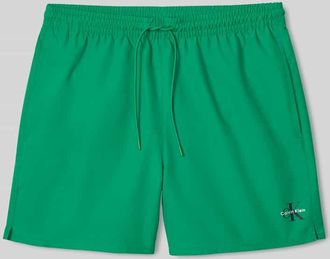 Calvin Klein Underwear Badeshorts mit Logo Detail in Gruen, Gr&ouml;&szlig;e XXL