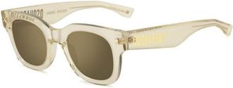 Dsquared2 D2 0180/S 40G/VP Mens Sunglasses Yellow Size 48