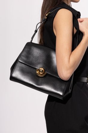 Furla Domus Small Shoulder Bag, Womens, Black