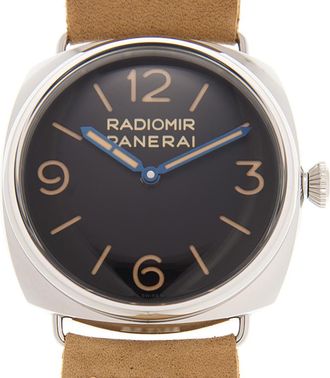 Officine Panerai Radiomir Hand Wind Black Dial Mens Watch PAM00720
