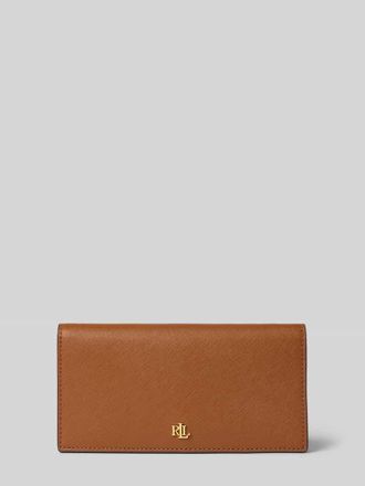 Lauren Ralph Lauren Portemonnaie mit Label-Detail in Cognac, Gr&ouml;&szlig;e 1