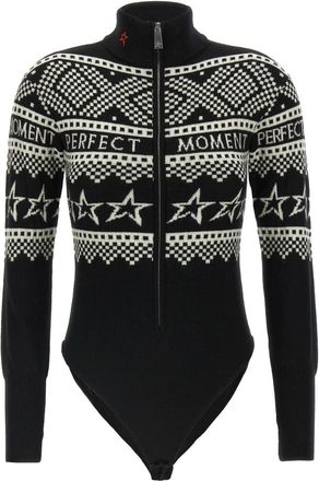 Perfect Moment Holiday Merino Wool Bodysuit - Dames - Bodies - Veelkleurig - XS - Wol - Tops