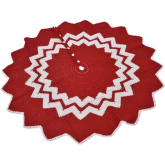 OEM Falda Para &Aacute;rbol De Navidad De Fibra Acr&iacute;lica, Alfombra De Punto, Manta, Accesorios De Decoraci&oacute;n Para El Hogar, Fiesta De Navidad -crezuo