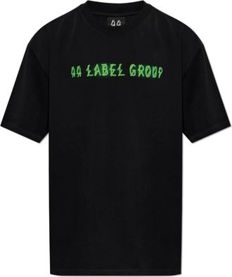44 Label Group Uomo, Top, Nero, 2Xl, new