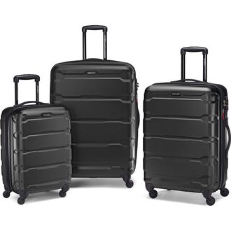 Samsonite Omni PC 3-Piece Set (20/24/28) Hardside Expandable Luggage with Spinner Wheels in Black at Nordstrom