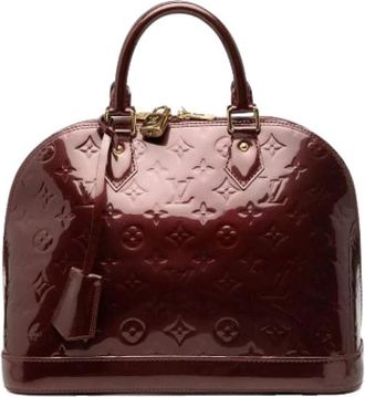 Louis Vuitton Pre-owned Alma PM - Dames - Vintage Handtas - Rood - ONE Size - Leer - Vintage