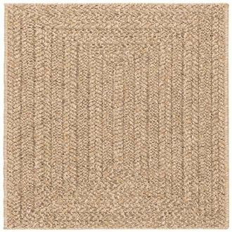 vidaXL vidaXL Tappeto ZIZUR Beige 240x240 cm Aspetto Iuta Interni ed Esterni