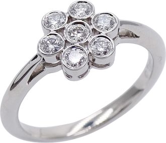 Tiffany & Co. Silver Platinum 950 Band Ring (Pre-Owned)
