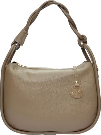Luisa Vannini Beige Leren Tas
