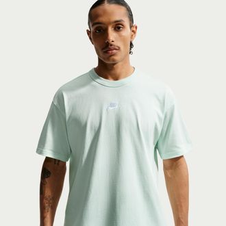 Nike Mens Nike Sportswear Premium Essentials T-Shirt in Green | IH1121-394
