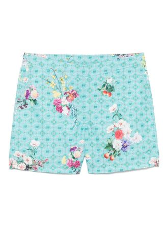 Camilla Zwembroek met Gardens of Queluz-print - Groen