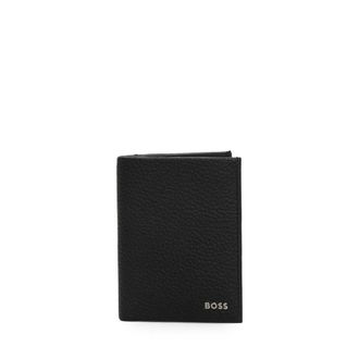 HUGO BOSS Vertical Bifold Wallet with Cardholder Compartments