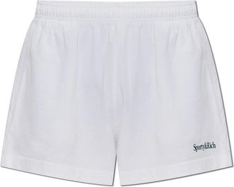 Sporty & Rich Mujer, Pantalones cortos, Blanco, Talla: XS